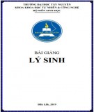 Bài giảng Lý sinh: Phần 2 - Trường ĐH Tây Nguyên