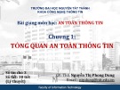 Bài giảng An toàn thông tin: Chương 1 - ThS. Nguyễn Thị Phong Dung