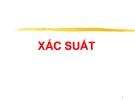 Bài giảng Thống kê và phân tích dữ liệu: Xác suất