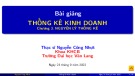 Bài giảng Thống kê kinh doanh: Chương 3 - ThS. Nguyễn Công Nhựt