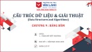 Bài giảng Cấu trúc dữ liệu và giải thuật: Chương 9 - Trường ĐH Văn Lang