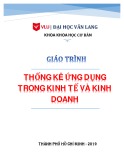 Giáo trình Thống kê ứng dụng trong kinh tế và kinh doanh - Trường ĐH Văn Lang