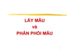 Bài giảng Thống kê và phân tích dữ liệu: Lấy mẫu và phân phối mẫu