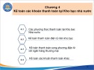 Bài giảng Kế toán công 2 - Chương 4: Kế toán các khoản thanh toán tại Kho bạc nhà nước (Năm 2022)