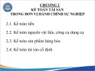 Bài giảng Kế toán hành chính sự nghiệp - Chương 2: Kế toán tài sản trong đơn vị hành chính sự nghiệp