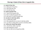 Bài giảng Quản trị chế biến món ăn (Food processing management) - Chương 4: Quản lý thực đơn và nguyên liệu