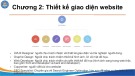 Bài giảng Thiết kế và triển khai websites - Chương 2: Thiết kế giao diện website