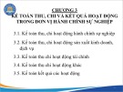 Bài giảng Kế toán công 1 - Chương 3: Kế toán thu, chi và kết quả hoạt động trong đơn vị hành chính sự nghiệp (Năm 2022)