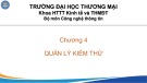 Bài giảng Kiểm thử phần mềm - Chương 4: Quản lý kiểm thử