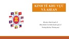 Bài giảng Kinh tế khu vực và ASEAN - Chương 1: Cơ sở lý luận về kinh tế khu vực