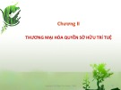 Bài giảng Tổng quan hoạt động thương mại về sở hữu trí tuệ - Chương 2: Thương mại hóa quyền sở hữu trí tuệ