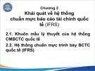 Bài giảng Kế toán quốc tế - Chương 2: Khái quát về hệ thống chuẩn mực báo cáo tài chính quốc tế (IFRS) (Năm 2022)