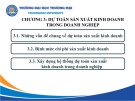 Bài giảng Kế toán quản trị doanh nghiệp - Chương 3: Dự toán sản xuất kinh doanh trong doanh nghiệp (Năm 2022)