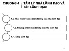 Bài giảng Tâm lý quản trị kinh doanh - Chương 4: Tâm lý nhà lãnh đạo và ê kíp lãnh đạo (Năm 2022)