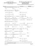 Đề thi KSCL môn Toán lớp 11 năm 2022-2023 có đáp án (Lần 2) - Trường THPT Thuận Thành số 1, Bắc Ninh (Mã đề 101)