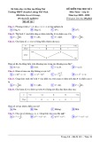 Đề kiểm tra học kì 1 môn Toán lớp 12 năm 2022-2023 có đáp án - Trường THPT Lương Thế Vinh, Đồng Nai
