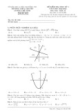 Đề kiểm tra học kì 1 môn Toán lớp 10 năm 2022-2023 có đáp án - Trường THPT chuyên Lương Thế Vinh, Đồng Nai (Mã đề 101)