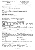 Đề kiểm tra học kì 1 môn Toán lớp 10 năm 2022-2023 - Trường THPT chuyên Quốc học - Huế (Mã đề 378)