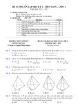 Đề cương ôn tập học kì 1 môn Toán lớp 11 năm 2022-2023 - Trường THPT Việt Đức, Hà Nội