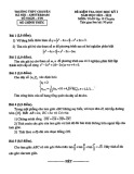 Đề thi học kì 1 môn Toán lớp 10 năm 2022-2023 - Trường THPT chuyên Hà Nội - Amsterdam