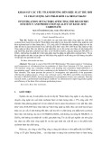 Khảo sát các yếu tố ảnh hưởng đến hiệu suất thu hồi và chất lượng sản phẩm kẽm cacbonat bazơ