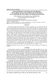 Đánh giá diễn biến và ảnh hưởng của xâm nhập mặn đến hoạt động sinh kế của người dân huyện Tân Phú Đông và Gò Công Đông, tỉnh Tiền Giang và đề xuất giải pháp thích ứng