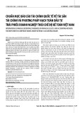 Chuẩn mực báo cáo tài chính quốc tế về tài sản tài chính và phương pháp hạch toán đầu tư trái phiếu doanh nghiệp theo chế độ kế toán Việt Nam