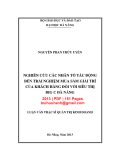 Luận văn Thạc sĩ Quản trị kinh doanh: Nghiên cứu các nhân tố tác động đến trải nghiệm mua sắm giải trí của khách hàng đối với siêu thị Big C Đà Nẵng