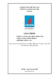 Giáo trình Lắp đặt dây điện trong nhà (Nghề: Lắp đặt thiết bị điện - Trình độ: Trung cấp) - Trường Cao đẳng Dầu khí (năm 2020)