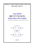 Giáo trình Điện tử ứng dụng (Nghề: Điện công nghiệp - Trình độ: Cao đẳng) - Trường Cao đẳng Cơ giới và Thủy lợi (Năm 2017)