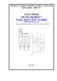 Giáo trình Trang bị điện 1 (Nghề: Điện công nghiệp - Trình độ: Trung cấp) - Trường Cao đẳng Cơ giới và Thủy lợi (Năm 2017)