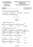 Đề thi KSCL môn Toán lớp 12 năm 2021-2022 có đáp án - Sở GD&ĐT TP. Hà Nội (Mã đề 023)
