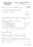 Đề kiểm tra giữa học kì 1 môn Toán lớp 12 năm 2022-2023 - Trường THPT chuyên Nguyễn Bỉnh Khiêm, Quảng Nam (Mã đề 102)