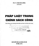 Pháp luật trong chính sách công - PGS. TS Triệu Văn Cường