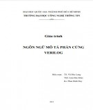 Giáo trình Ngôn ngữ mô tả phần cứng Verilog: Phần 1