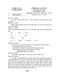 Đề thi học kì 2 môn Hoá học lớp 8 năm 2021-2022 có đáp án - Trường THCS Nguyễn Thị Lựu