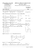 Đề kiểm tra học kì 1 môn Toán lớp 12 năm 2022-2023 - Sở GD&ĐT Quảng Nam (Mã đề 121)