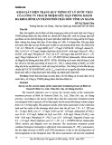 Khảo sát hiện trạng quy trình xử lý nước thải của Công ty TNHH Phòng khám Đa khoa Bình An, thành phố Châu Đốc, tỉnh An Giang