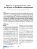 Nghiên cứu bảo quản quả thanh long ruột đỏ bằng màng bao gói kháng khuẩn chứa Polyguanidine