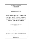 Luận văn Thạc sĩ Quản trị kinh doanh: Hoàn thiện chính sách marketing cho dịch vụ môi giới chứng khoán tại Công ty cổ phần chứng khoán dầu khí - Chi nhánh Đà Nẵng
