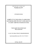 Luận văn Thạc sĩ Quản trị kinh doanh: Nghiên cứu sự hài lòng của khách du lịch nội địa đối với chất lượng dịch vụ của khu nghỉ mát Furama Đà Nẵng