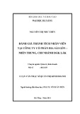 Luận văn Thạc sĩ Quản trị kinh doanh: Đánh giá thành tích nhân viên tại Công ty cổ phần bia Sài Gòn - Miền Trung, chi nhánh Đắk Lắk