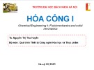 Bài giảng Hóa công 1: Chương 3 - TS. Nguyễn Thị Thu Huyền