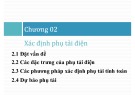 Bài giảng Hệ thống cung cấp điện: Chương 2 - Xác định phụ tải