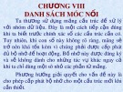 Bài giảng Lập trình C: Chương 8 - Danh sách móc nối