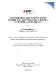 Master's thesis of Engineering: Enhancing biogas yield during anaerobic co-digestion of organic fraction of municipal solid waste and garden waste