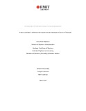 Doctoral thesis of Philosophy: An exploration of threshold concepts in accounting education