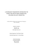 Doctoral thesis of Philosophy: A governance Frankenstein integrating the agency and institutional perspectives: focusing on audit committees