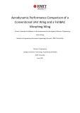 Master's thesis of Engineering: Aerodynamic performance comparison of a conventional UAV wing and a FishBAC morphing wing