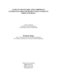 Doctoral thesis of Philosophy: Climate change-related corporate governance disclosure practices: evidence from Australia